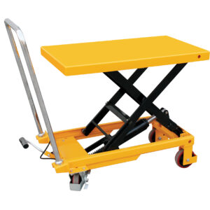 scissor lift table (yellow) 150kg